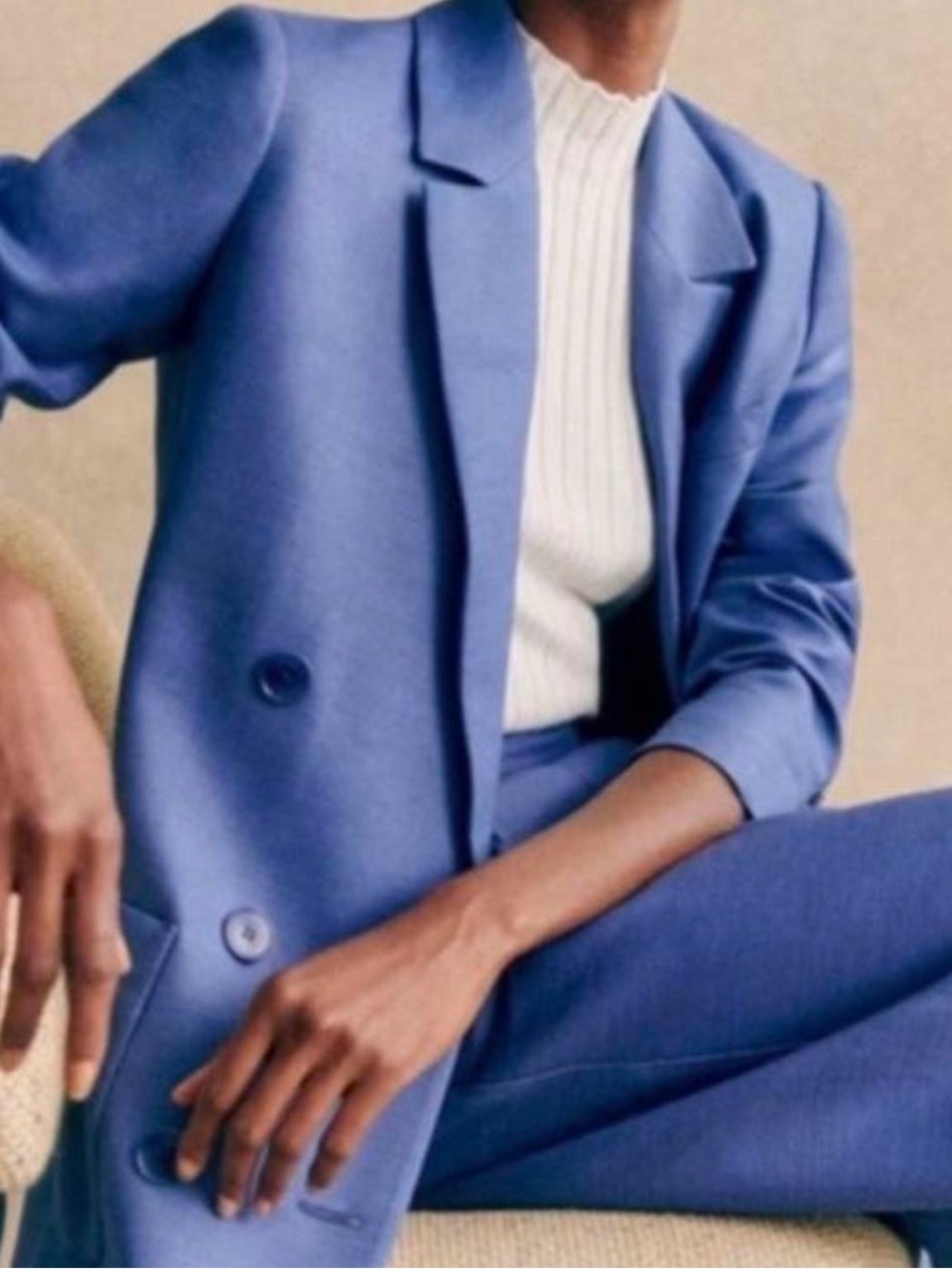 ⭐️Sezane Michele jacket blue⭐️